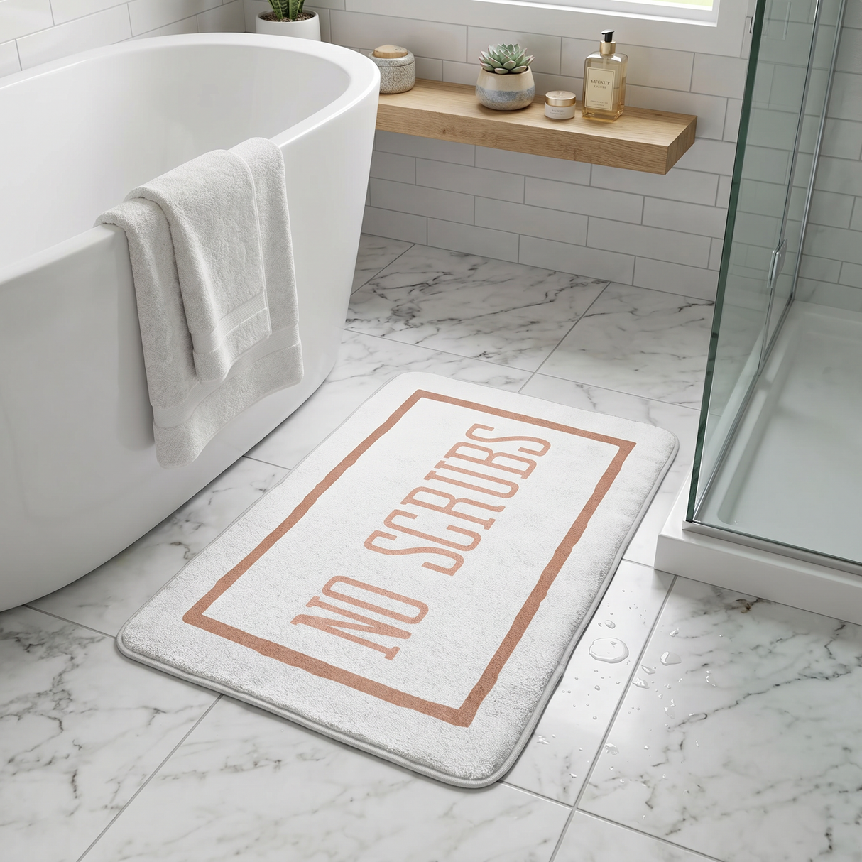 No Scrubs Bath Mat