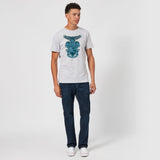 Harry Potter Ravenclaw Drawn Crest T-Shirt - Grey