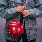 Stranger Things Faux Leather Handbag D&D Dice