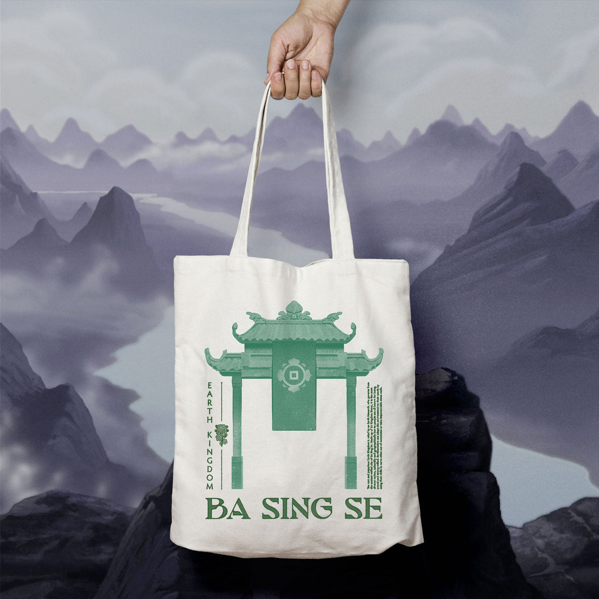 Avatar the Last Airbender Ba Sing Se Tote Bag By Fanattik