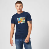 Pokemon Walking Along The Waterfront T-Shirt - Navy