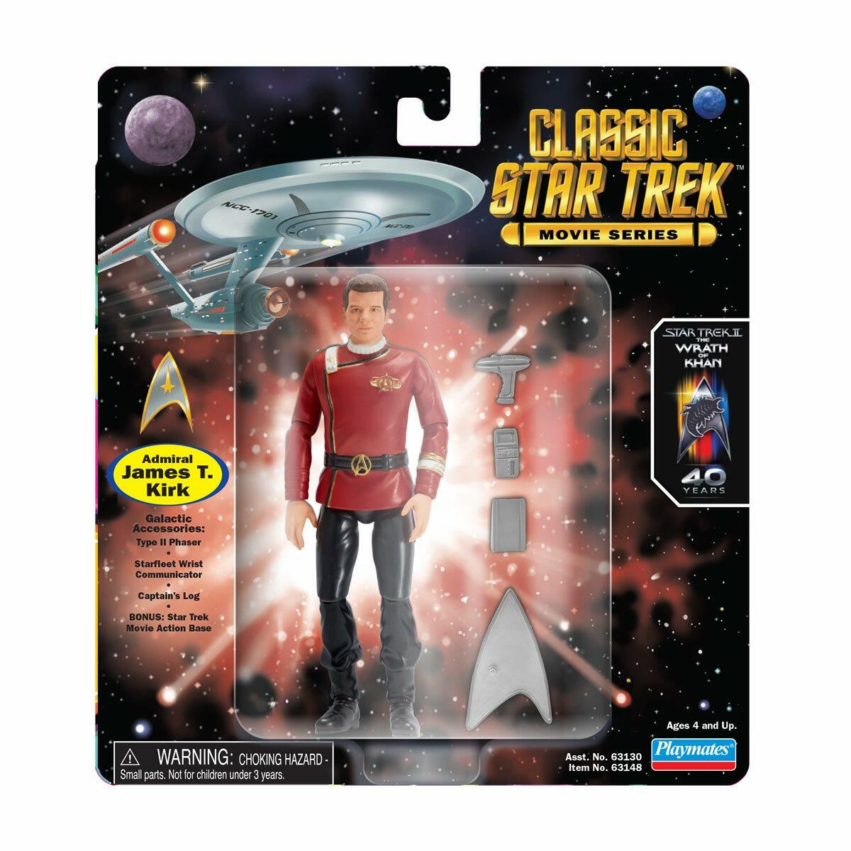 Star Trek: The Wrath Of Khan Classic 5  Action Figure - Admiral James T. Kirk