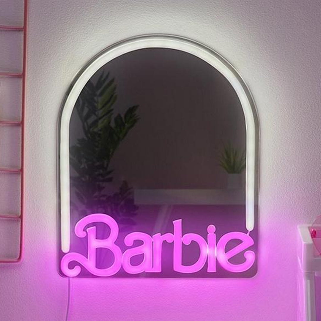 Barbie Barbie Wall Mountable Led Neon Mirror