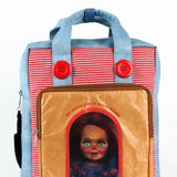 Chucky Faux Leather Casual Fashion Backpack