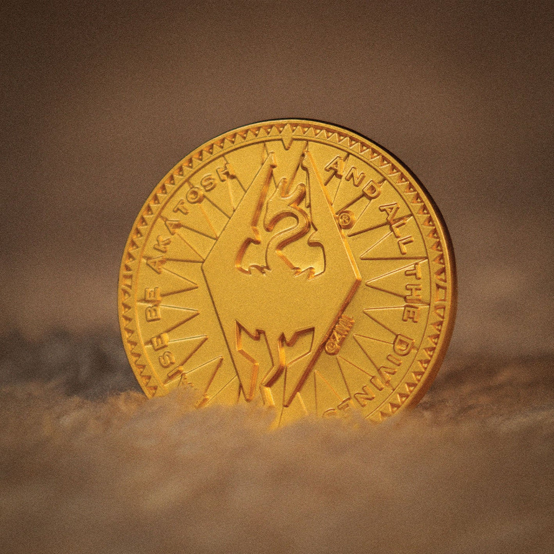 The Elder Scrolls Septim Coin  Misty Gold Edition