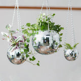Disco Ball Hanging Planter 6in