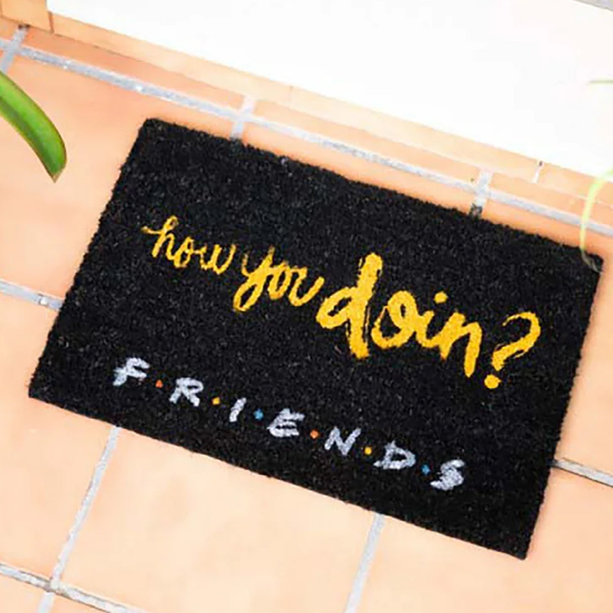 Doormat Friends How You Doin'?