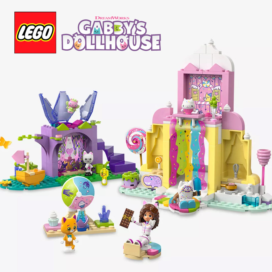 LEGO Gabby Dollhouse Sweet Treat Mountain & Kitty Garden Pretend Play 11205