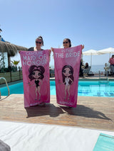 ClaireaBella Womens Personalised Beach Towel - Bride