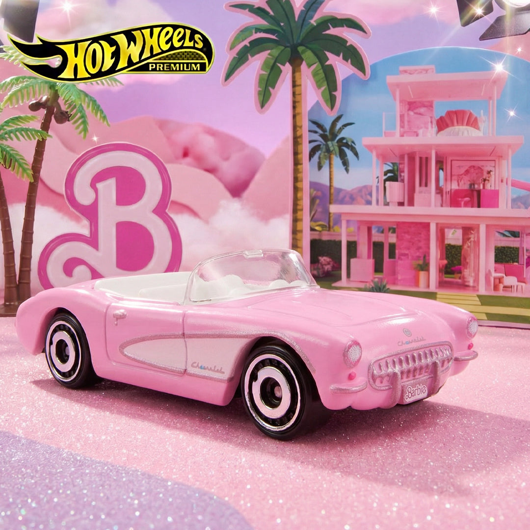 Hot Wheels Premium Pop Culture Barbie Movie Corvette