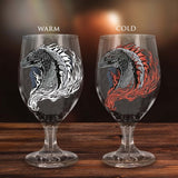 House of The Dragon Colour Changing Glass Goblet