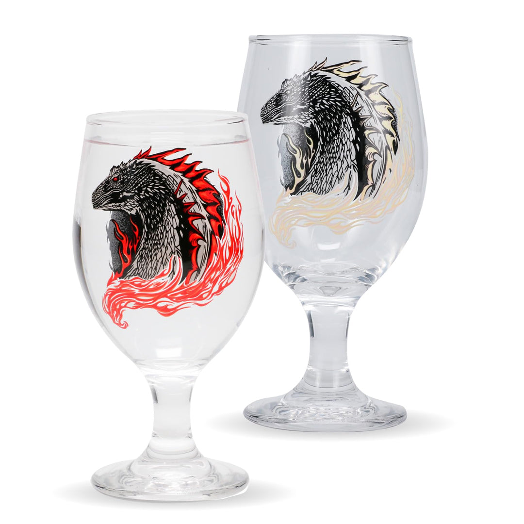 House of The Dragon Colour Changing Glass Goblet