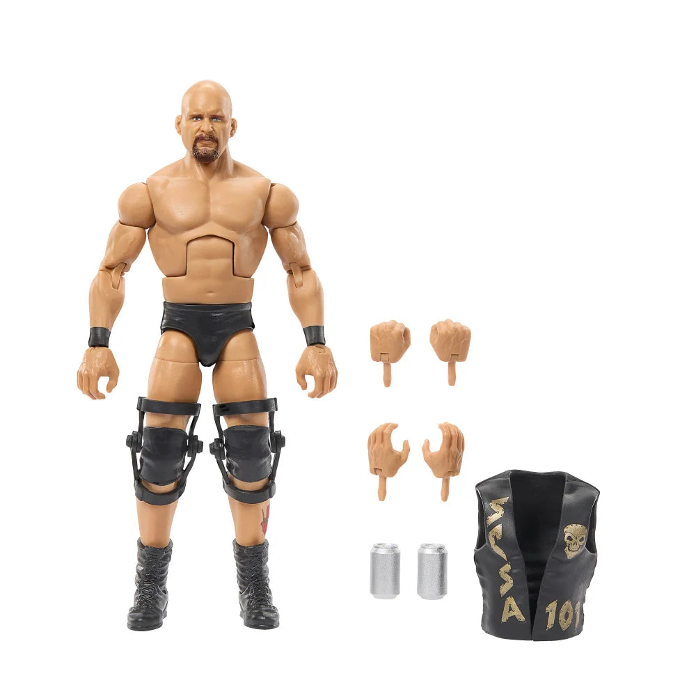 WWE Elite Greatest Hits 3 Stone Cold Steve Austin Action Figure (6)