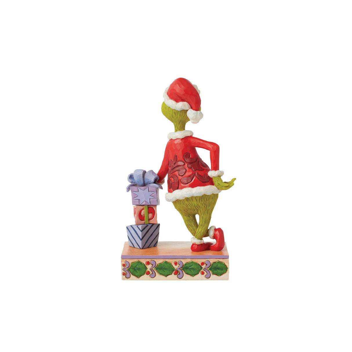 Enesco Grinch Leaning on Gifts Figurine (20.5cm)