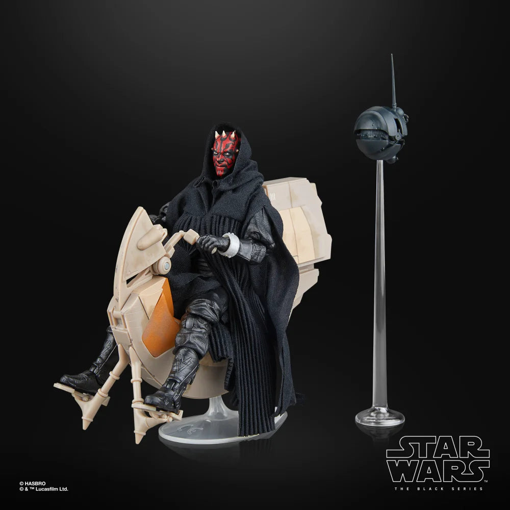 Star Wars The Black Series Darth Maul  Sith Speeder Collectible Action Figure  Vehicle (6)