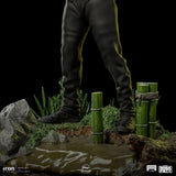 Iron Studios Star Wars The Book of Boba Fett Luke Skywalker and Grogu Training Version 110 Art Scale Statue