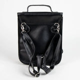 Wednesday Faux Leather Casual Fashion Backpack