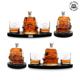 Original Stormtrooper Decanter Set, Original Design Decanter with 2 glasses and a tray