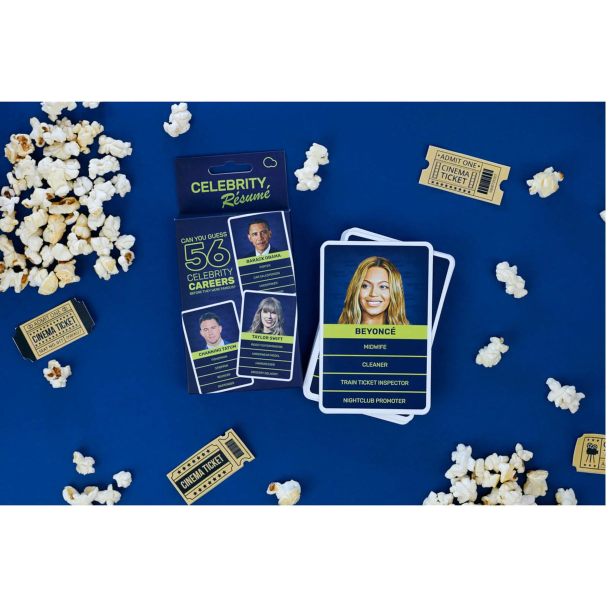 Celebrity Resume Card Game