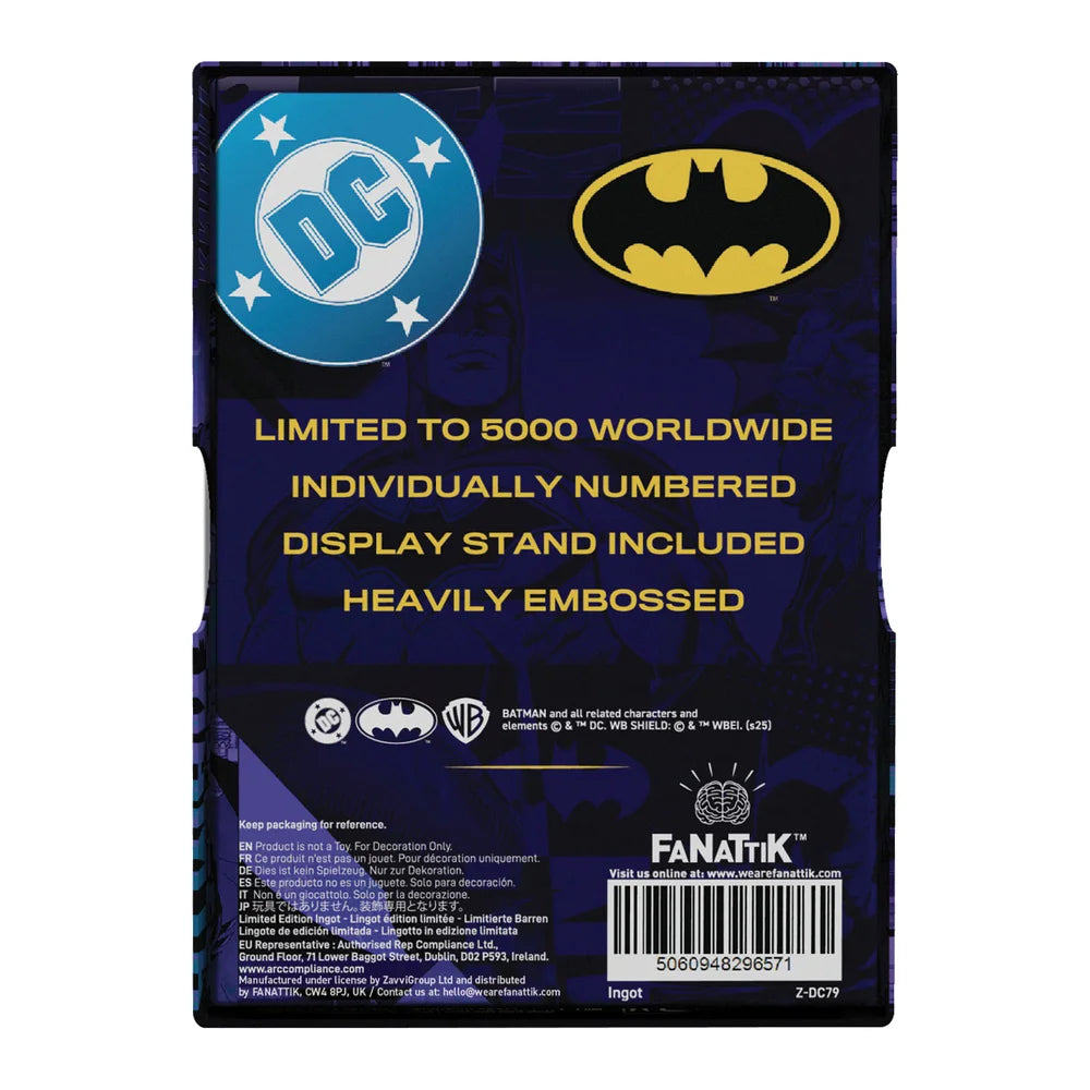 DC Comics Ingot Batman Detective Comics #9 Limited Edition