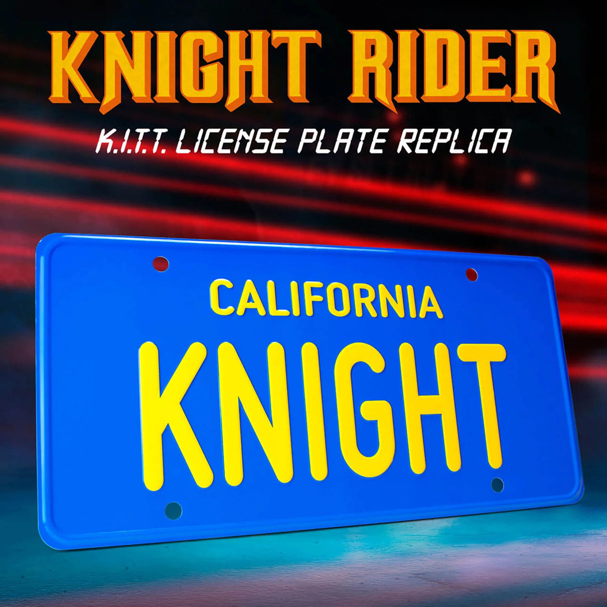 Doctor Collector Knight Rider License Plate
