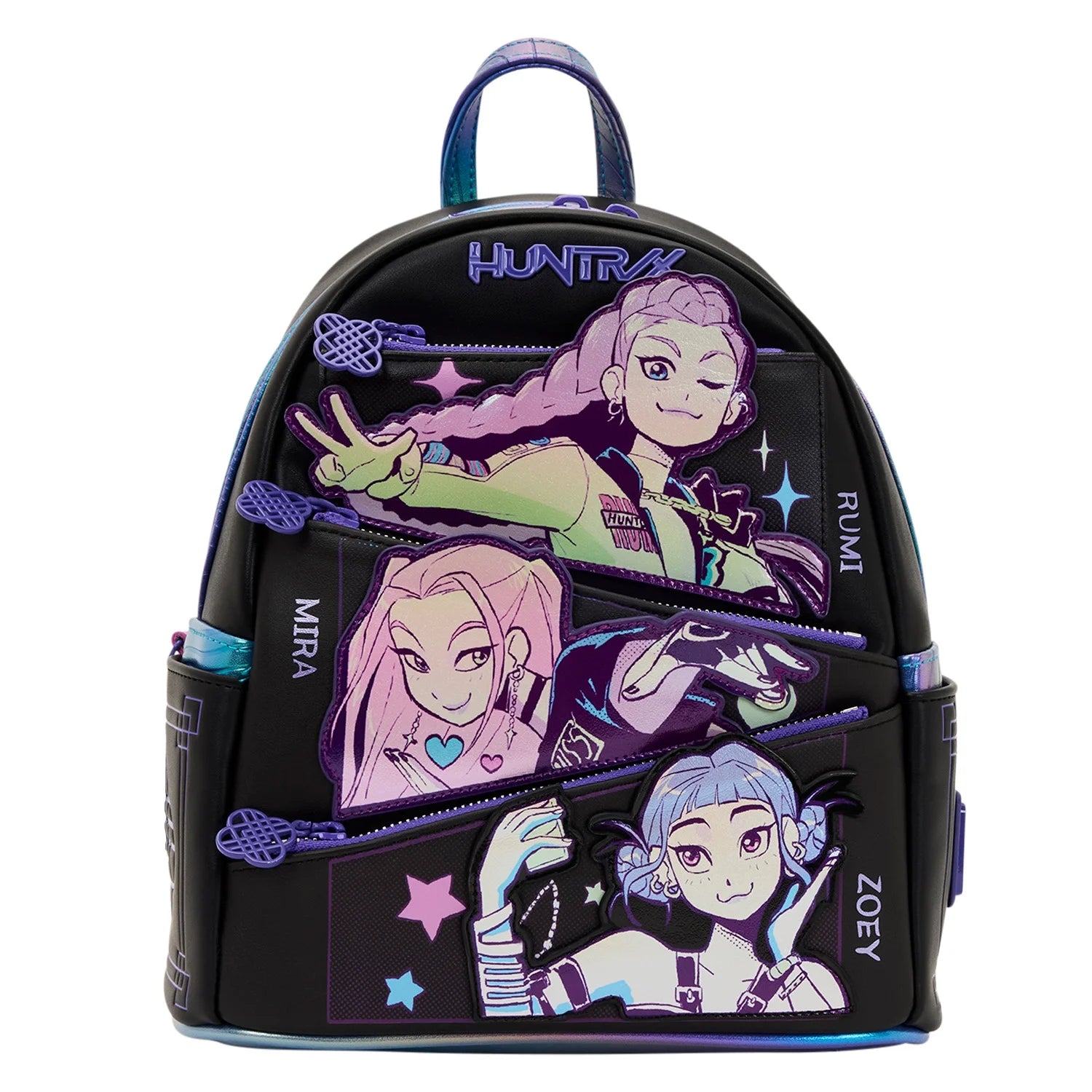 Loungefly K-Pop Demon Hunters Huntrix Mini Backpack – IWOOT