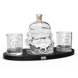 Original Stormtrooper Decanter Set, Original Design Decanter with 2 glasses and a tray