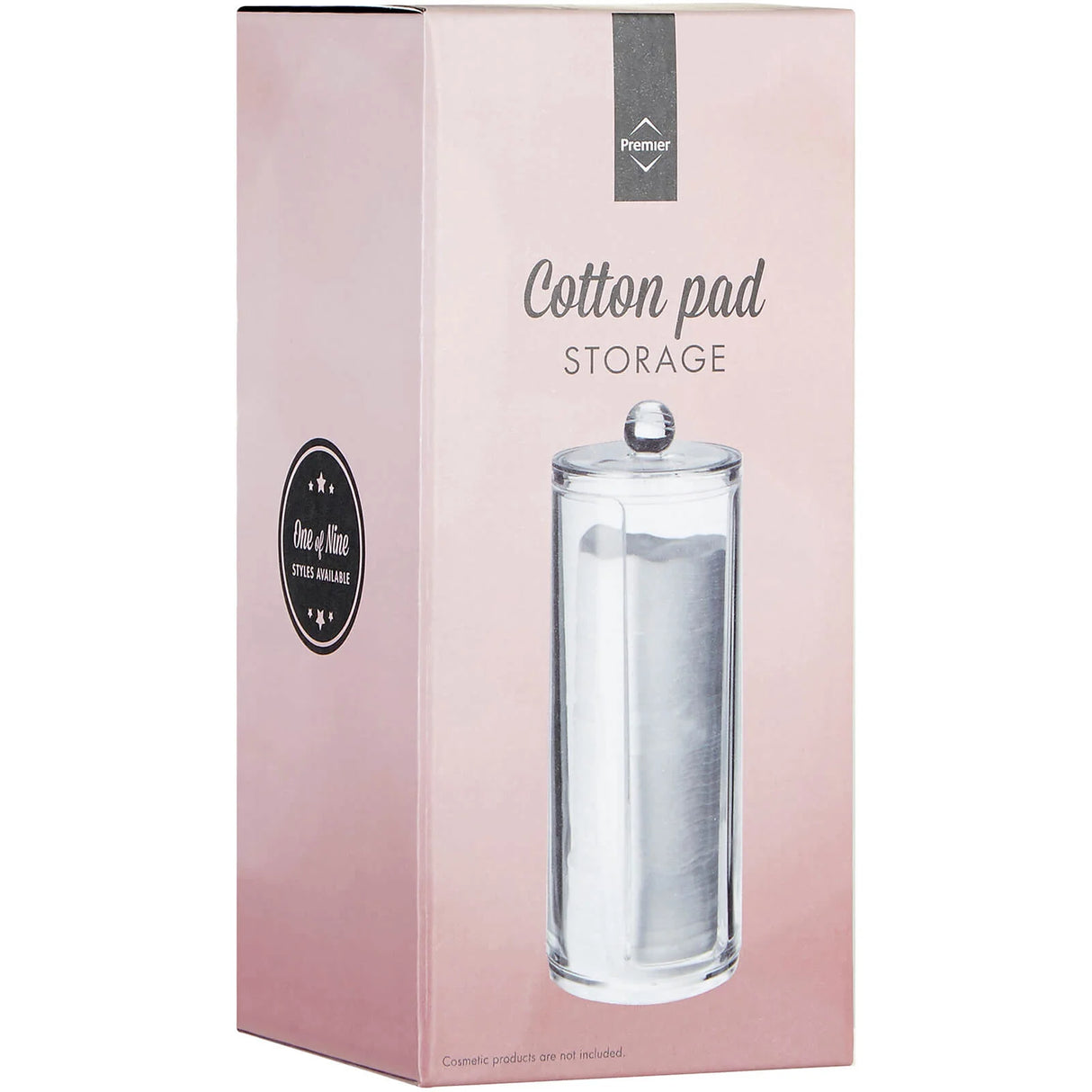 Clear Cotton Pad Organiser