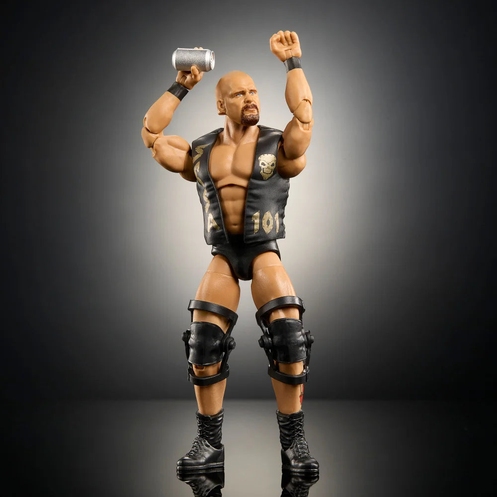 WWE Elite Greatest Hits 3 Stone Cold Steve Austin Action Figure (6)
