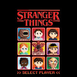 Stranger Things  Choose Your Character T-Shirt - Black