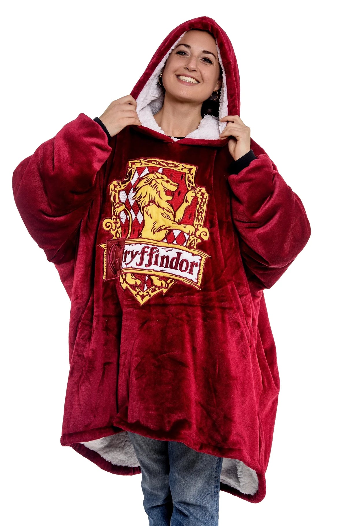 Harry Potter Gryffindor Oversized Hoodie Blanket