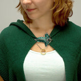 The Lord Of The Rings The One Ring In A Chain & Frodo's Brooch Set