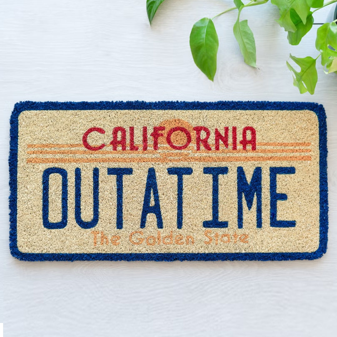 Back To The Future Door Mat