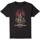 Stranger Things  One Last Stranger Adventure T-Shirt - Black