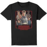 Stranger Things Poster T-Shirt - Black