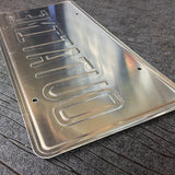 Back To The Future Replica 1/1 "Outatime" DeLorean License Plate