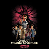 Stranger Things  One Last Stranger Adventure T-Shirt - Black