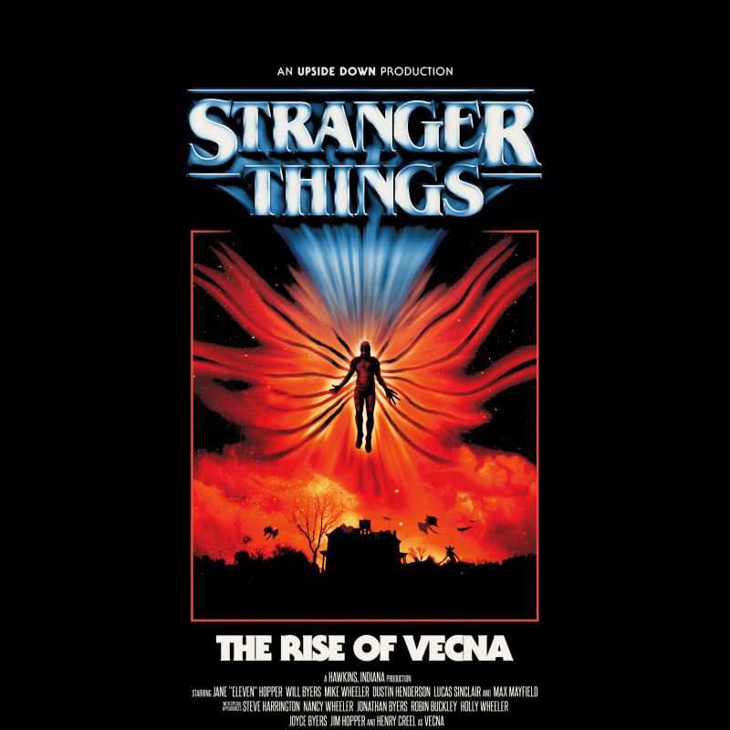 Stranger Things The Rise Of Vecna T-Shirt - Black