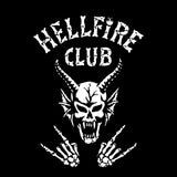 Stranger Things Hellfire Skull T-Shirt - Black
