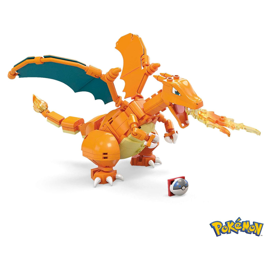 Pokemon Mega Construx Wonder Builders Construction Set Charizard 10 cm