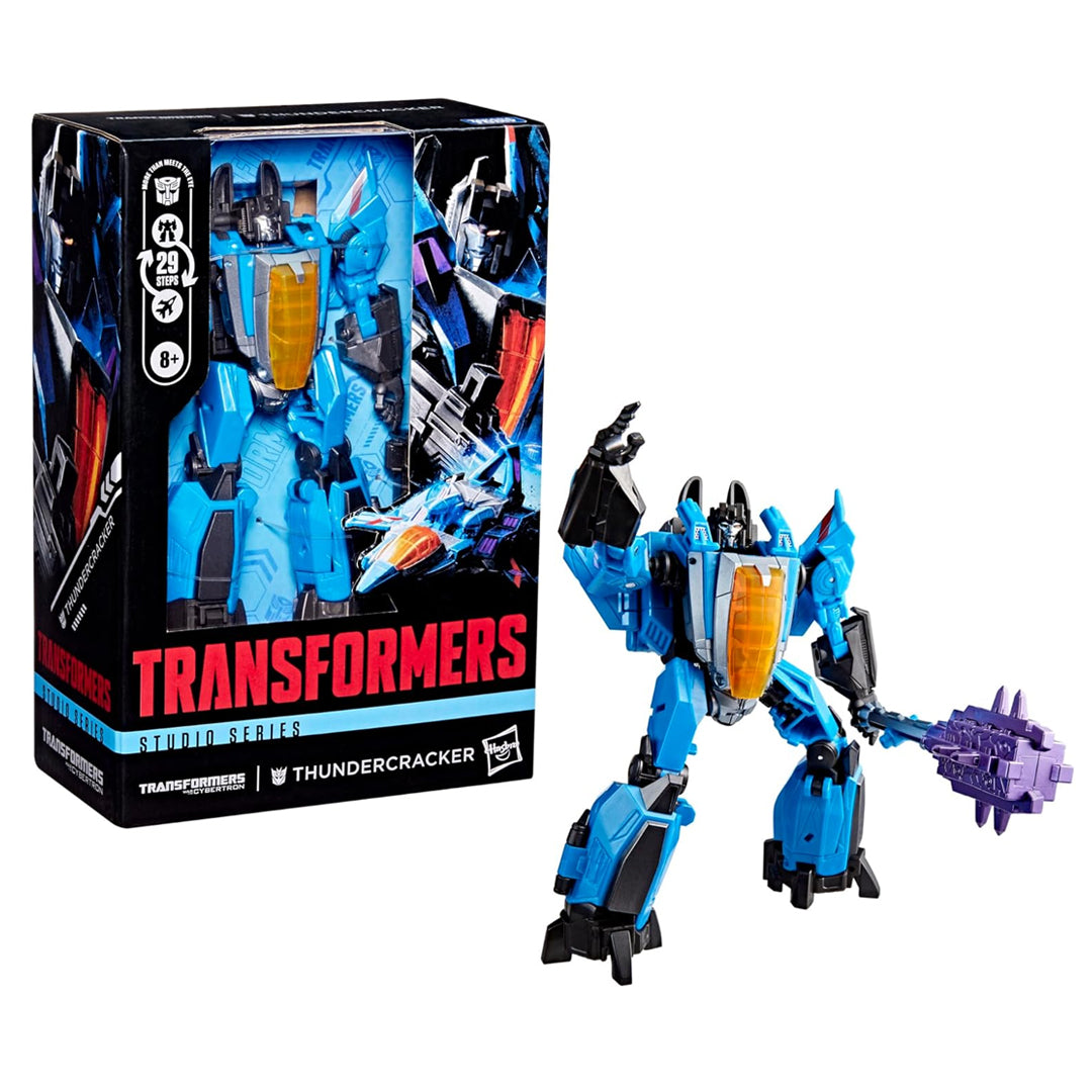 Hasbro Transformers Toys Transformers: War for Cybertron Thundercracker 6.5" Action Figure, 8+