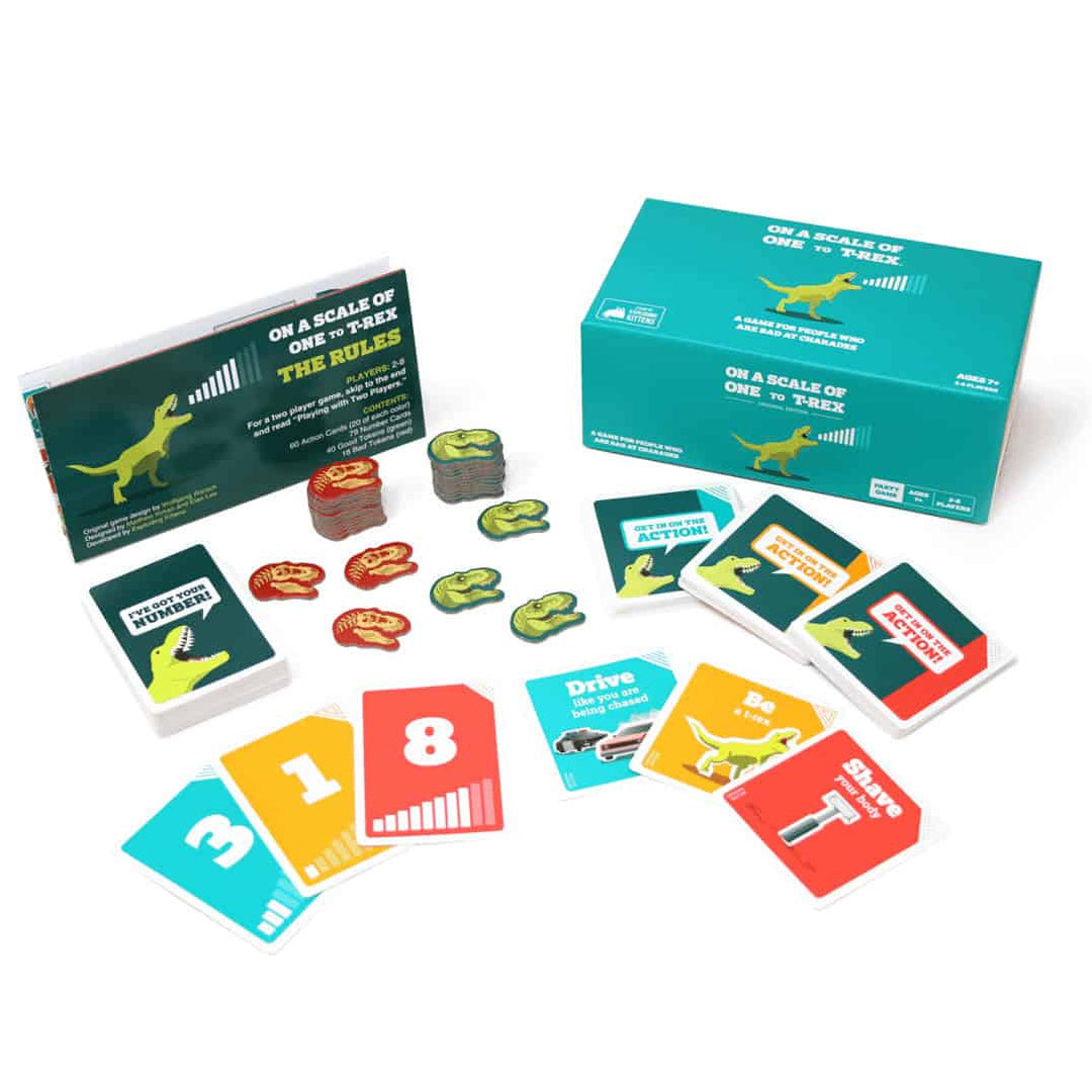 On A Scale of One to T-Rex Card Game