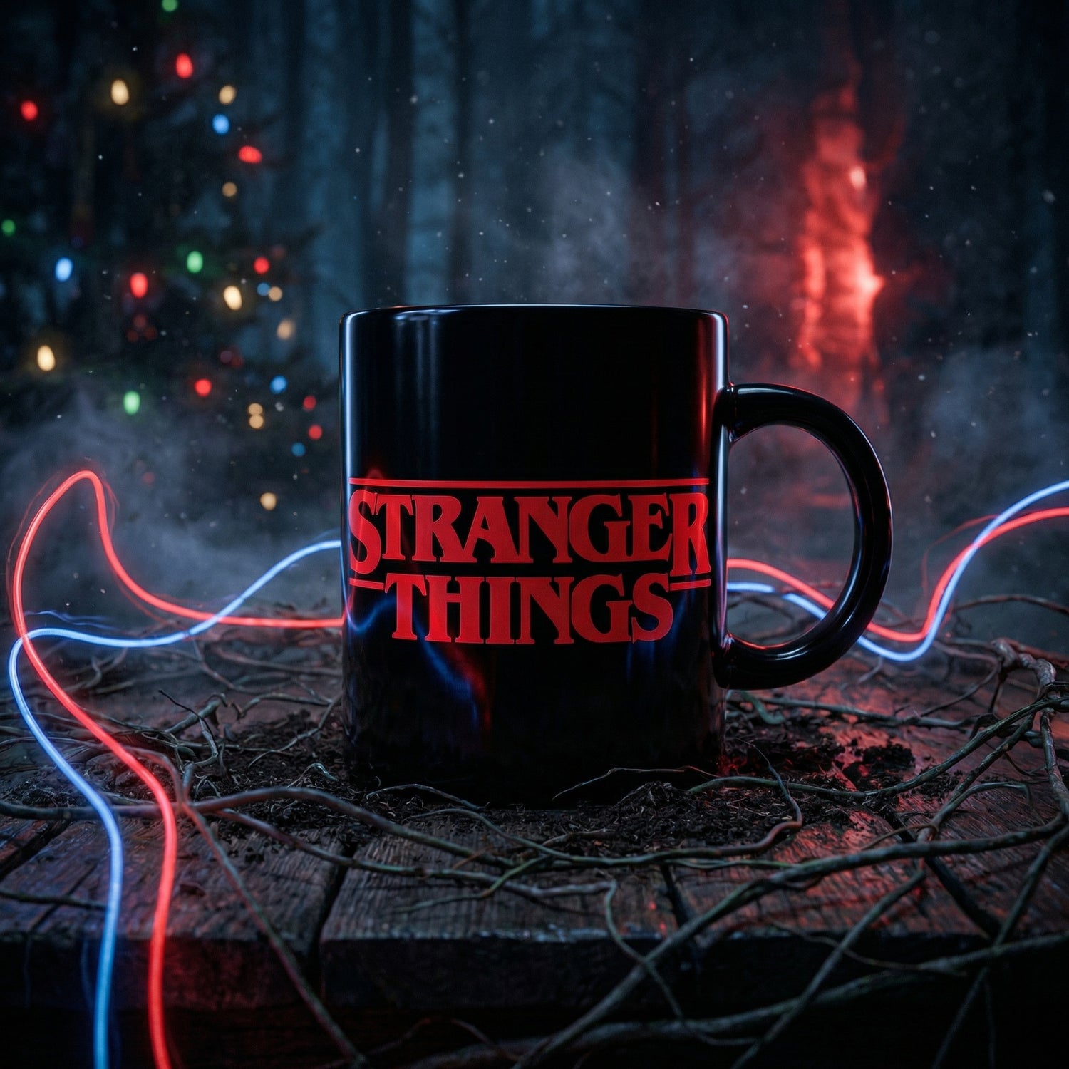 Stranger Things Welcome To The Upside Down Mug - Black