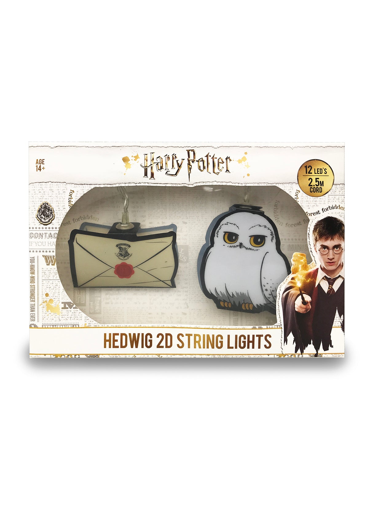 Harry Potter: Hedwig & Letter of Acceptance 2D String Lights